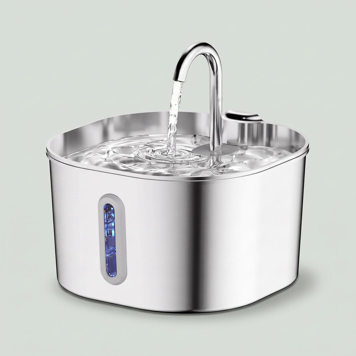 Fontaine Quietya inox - vue produit