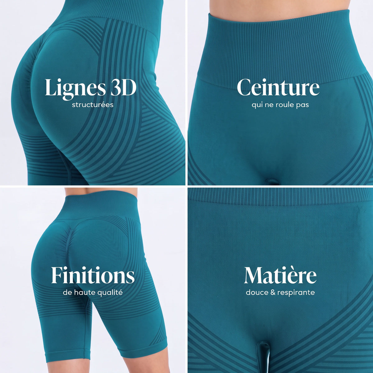 Short 3D - Vert paon