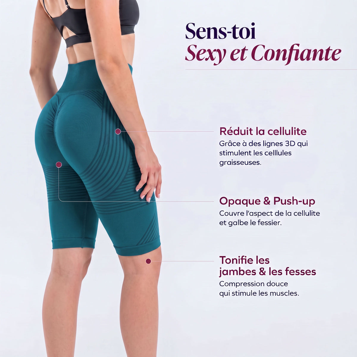 Short 3D - Vert paon