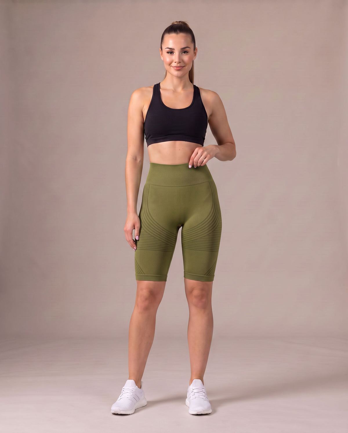 Short 3D - Vert olive