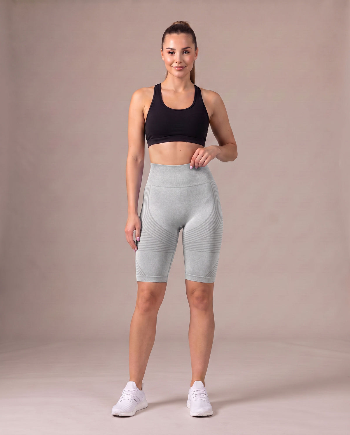 Short 3D - Gris clair