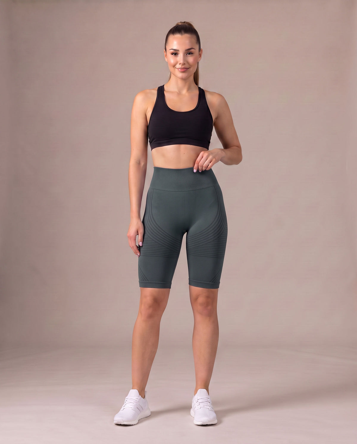 Short 3D - Gris anthracite