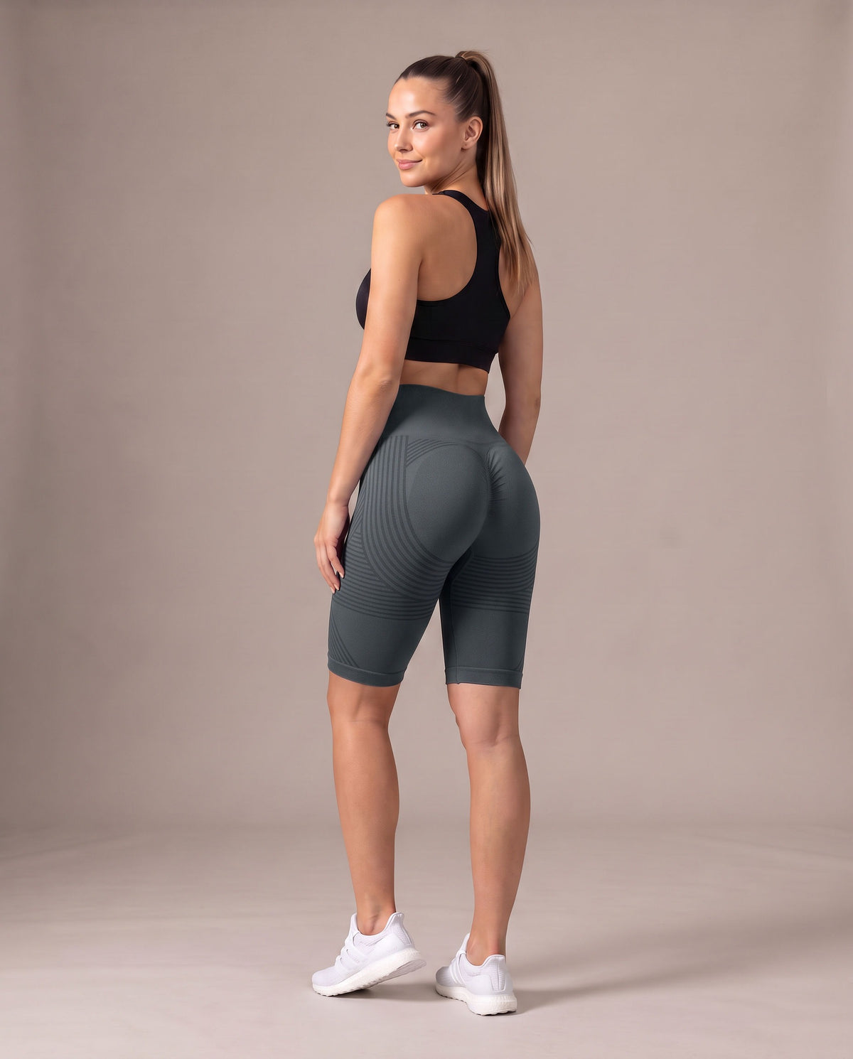 Short 3D - Gris anthracite