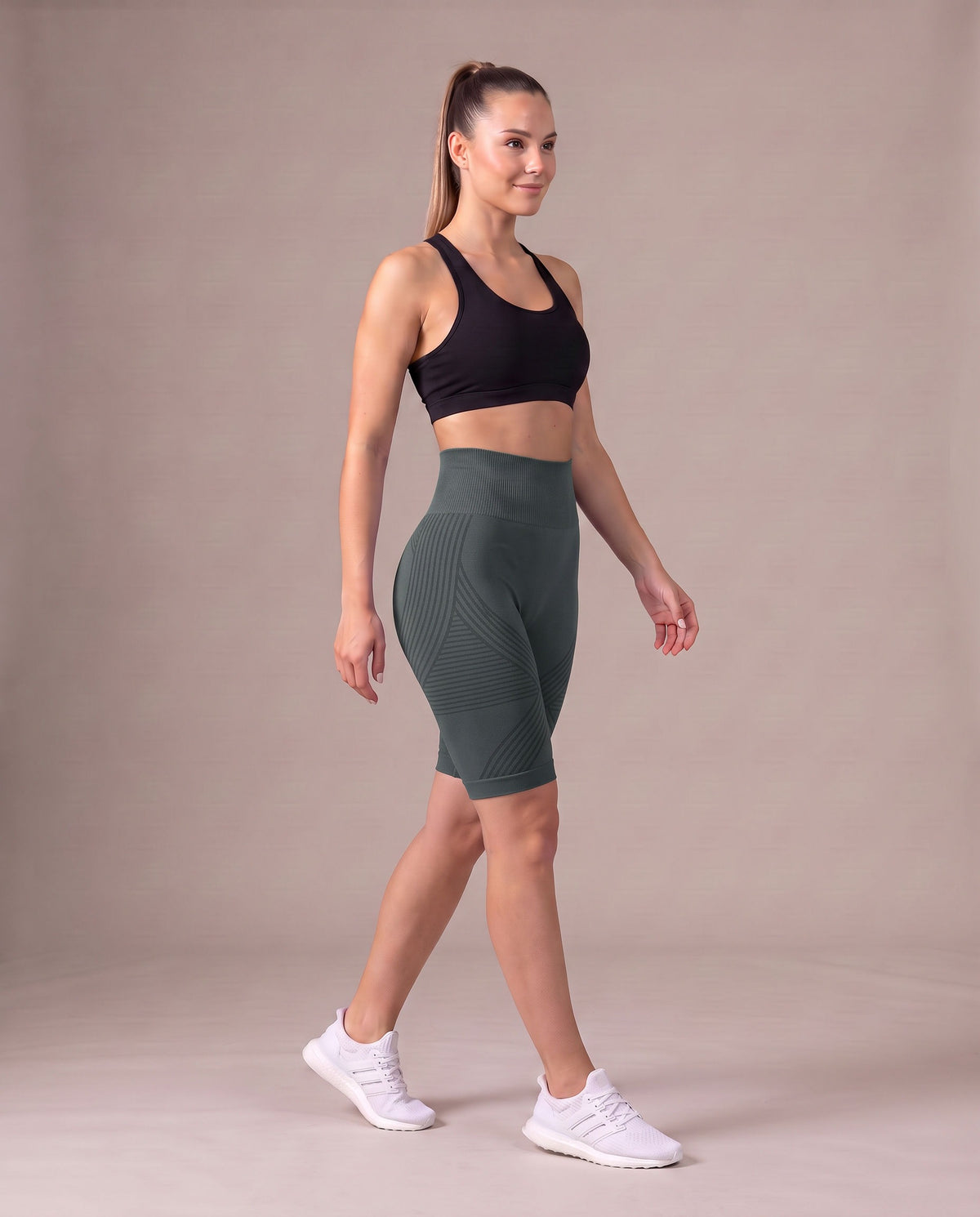 Short 3D - Gris anthracite